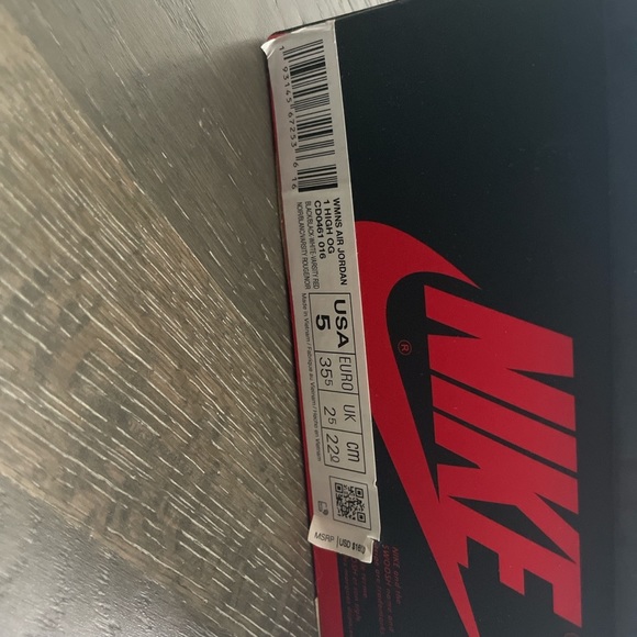 Satin Red and Black Air Jordan 1’s - Picture 2 of 5